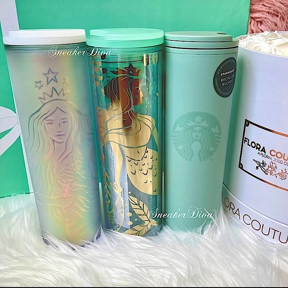⭐️Starbucks💚 Mermaid💛🤍Tumbler💚 set⭐️ - Picture 4 of 4